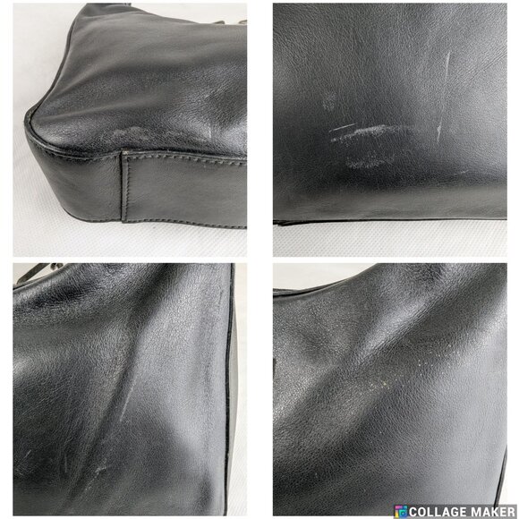 Authentic Vintage GUCCI Hobo Leather Chain Shoulder Bag Made in Italy - Picture 11 of 12